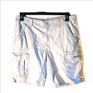 Wrangler Relaxed Fit Cargo Shorts Light Khaki w/ 6 pockets 36" Waist